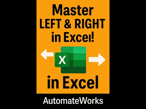 Extract Text Like a Pro with LEFT & RIGHT in Excel! 💡📊
