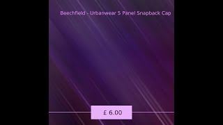 Beechfield - Urbanwear 5 Panel Snapback Cap