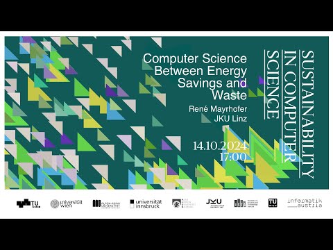 René Mayrhofer: Computer Science Between Energy Savings and Waste