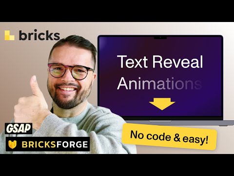 Awesome Text Reveal Effect on Scroll with Bricksbuilder
