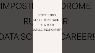 #ImposterSyndrome #DataScienceJourney #BelieveInYourself