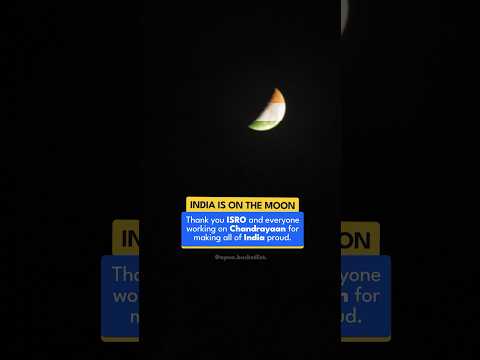 Chandrayaan 3 - India on the Moon | ISRO #shorts #chandrayaan3 #isro
