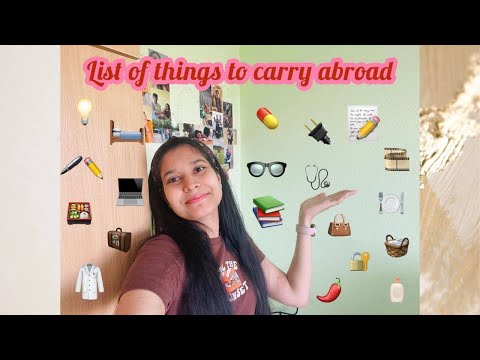 LIST OF THINGS TO CARRY ABROAD || MBBS Abroad ||