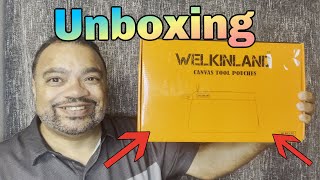 Unboxing This Heavy-Duty Canvas Tool Pouch Set