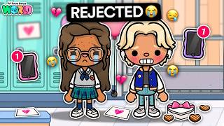 I Got REJECTED INFRONT OF THE SCHOOL ON VALENTINES DAY 😭 | Toca Life World RP 🌍