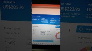 Google AdSense loading method 2023 | Check my clients Estimated earning $203+ #shorts