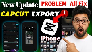 Video Export Problem in iPhone Capcut Fix All | Capcut Video Export Problem Solve in iphone