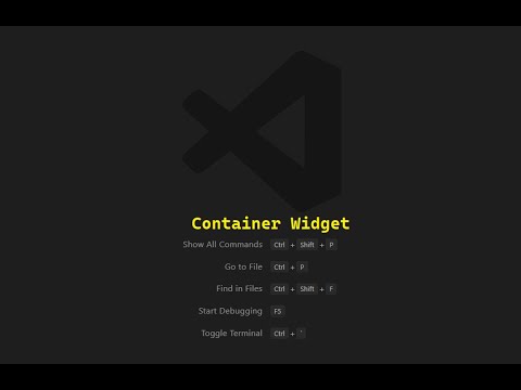 Flutter Learning(Container Widget)