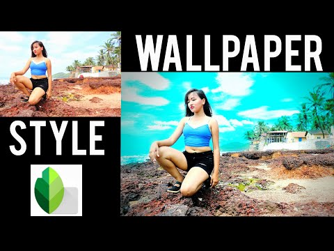 SNAPSEED WALLPAPER STYLE EDITING | SNAPSEED EDITING TUTORIALS | ENHANCE YOUR PICTURE🔥🔥🔥