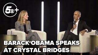 Full recording of Barack Obama speaking at Crystal Bridges