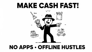 Easy Side Hustles That Pay Fast (No Apps Needed) | Offline Ways to Make Money Today