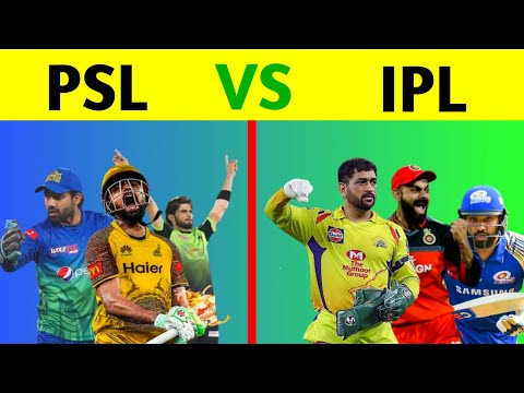 IPL VS PSL Comparison | Pakistan Super League VS Indian Premier League