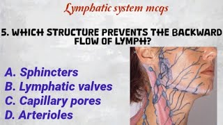 Lymphatic System Physiology and anatomy of the Nursing Exam MCQs (1–20) 