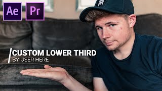 EASY Lower Third || MOGRT Preset Tutorial || PETER MCKINNON style