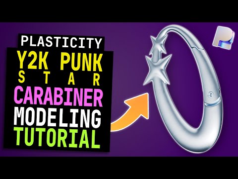 Plasticity Tutorial #42 | How To Make Cool Y2K Carabiner In Minutes!