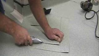 How to Install Flash Cove Linoleum Flooring with EZ Miter