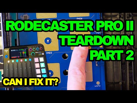 Rodecaster Pro II Teardown - Attempted Repair Part 2