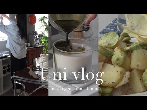 - vlog - １人時間を楽しむ　休日の過ごし方 🌿‬ ｜ 自炊 記録｜バナナケーキ作ってみた🍌｜レコードを流しながら cafe time☕️