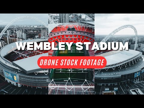 Wembley Stadium From Above… You Don’t See This Angle Often
