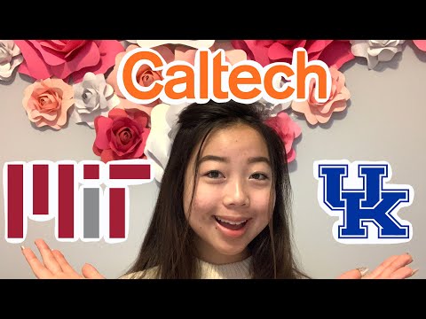 COLLEGE DECISION REACTIONS 2021 PT.1 | CALTECH (*HARDEST* SCHOOL TO GET INTO), MIT, UK | MINA RYUMAE