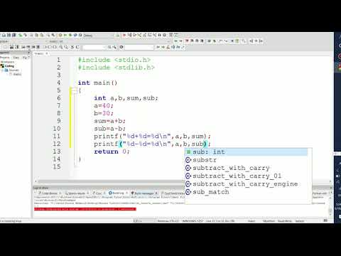 C Programming Tutorial #2 - Introduction, Variables and Data Types