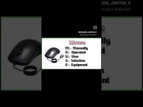 FULL FORM OF MOUSE #knowledge #education #since #computertechnology #everyone #english #learneveryon