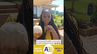 Taking a coconut break at #vipingoridge #blackexpats #relocationservices