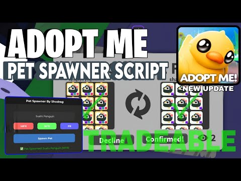 [TRADEABLE😱] ADOPT ME BEST PET SPAWNER SCRIPT | SPAWN NEW PETS!, KEYLESS LATEST UPDATE PASTEBIN 2026