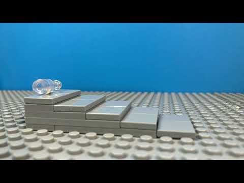Satisfying Lego glass breaking