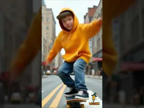 🛹 Skating Through Life Like a Boss! #CoolKid #shorts