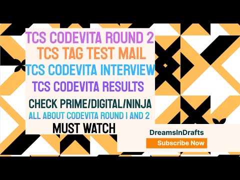 TCS CodeVita R2 Results🔴 TAG Test&Interview Mail|Digital/Prime/Ninja|Comment&Subscribe #tcscodevita