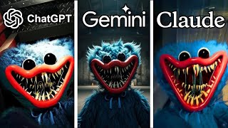 ChatGPT vs Gemini 3 vs Claude Make Poppy Playtime From Scratch
