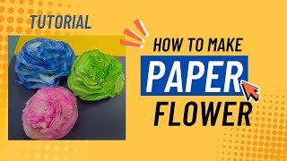 DIY Tissue Paper Flower Tutorial: Easy Craft Ideas