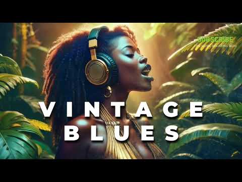 #28 Vintage Blues Music [🎙Raw Soulful Vocals ] Relaxing Night Escape l Retro Classics Style