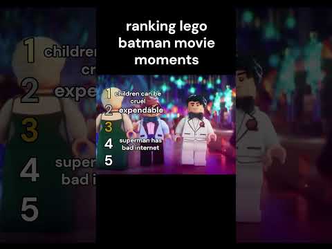 ranking lego batman movie moments #batman #lego