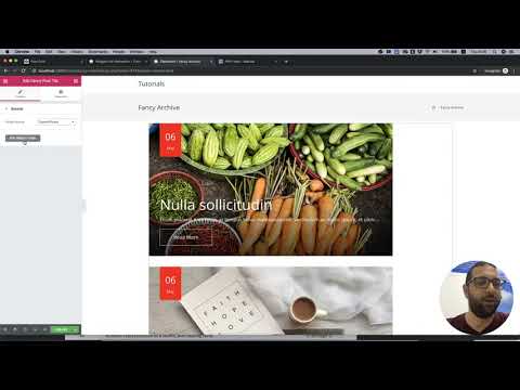 Create a Custom Archive Layout for Elementor