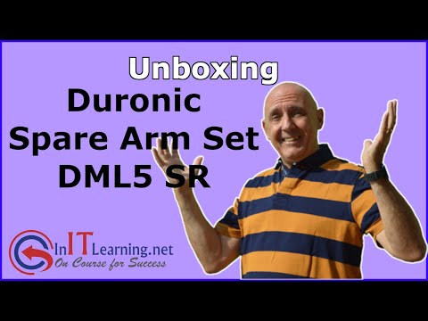 Unboxing a Spare Duronic Arm Set DML5 SR with VESA Head
