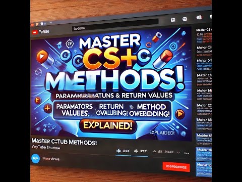 Mastering C# Methods: Parameters, Return Values & Overloading Explained! - last part