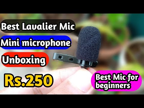 Generic E 3.5 mm Unboxing & Review🔥 | Mini Lavalier Microphone | Techster Tech