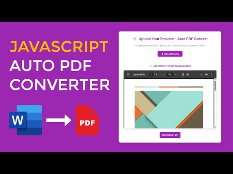 Build Auto PDF Converter Using JavaScript and Filestack