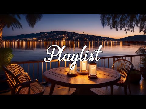 Glow of the Lanterns & lake babble✨ | Relaxing Lo-Fi Nights by the lakeside