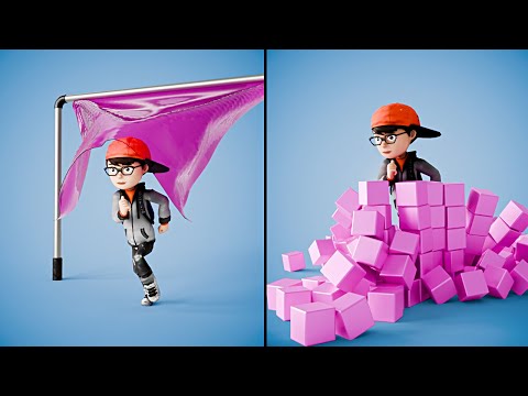 Best Cloth Simulation Comparison HIGH vs LOW Resolution