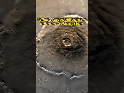 Mount Olympus Mons : 3 x Size of Everest #mars #space #science #shorts #viral