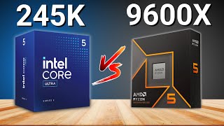 Intel Ultra 5 245K vs AMD Ryzen 5 9600X - AI & Gaming Battle! Which One Wins?