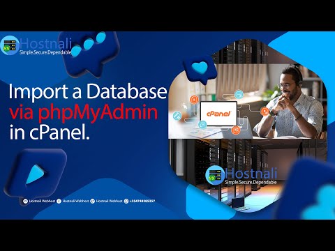 How to import database via phpMyAdmin in cPanel