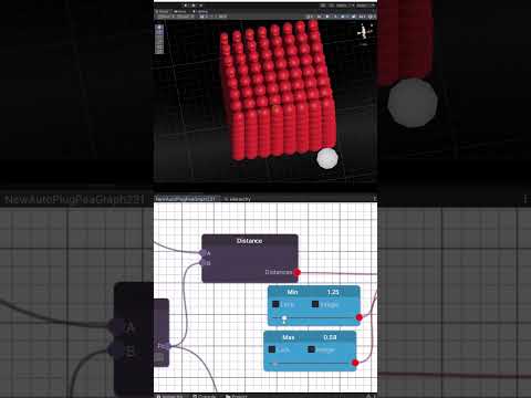 Unity 3D Grid & Sphere Attractors: Quick Demo
