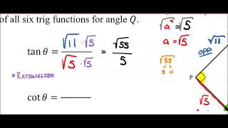 01 - Trig Basics, Trig to Find Side Lengths (Recap)
