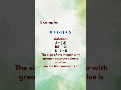 MATHEMATICS●Operations on Integers● #integers #addition #subtraction #multiplication #division