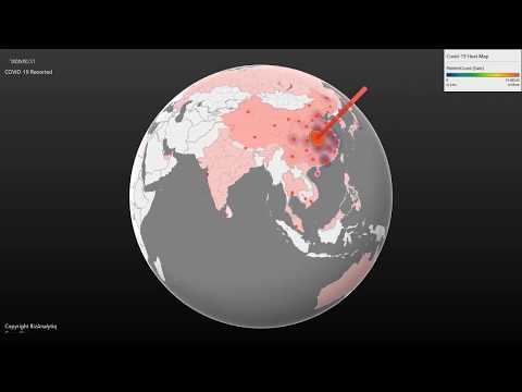 Coronavirus Covid 19 Timelapse Global Spread 2020 03 06