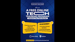 Unlock Your Tech Career with Free Training!🎉|| Free Intensive Software Development Training!